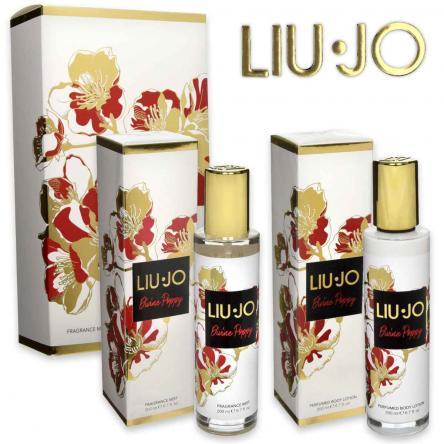 Liu-jo divine poppy fragrance mist 200 ml + body lotion 200 ml