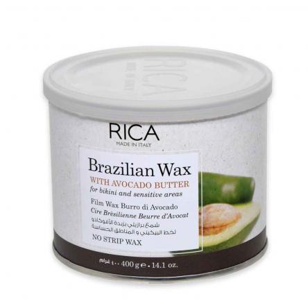 Rica cera liposolubile brazilian wax with avocado 400 ml zona bikini
