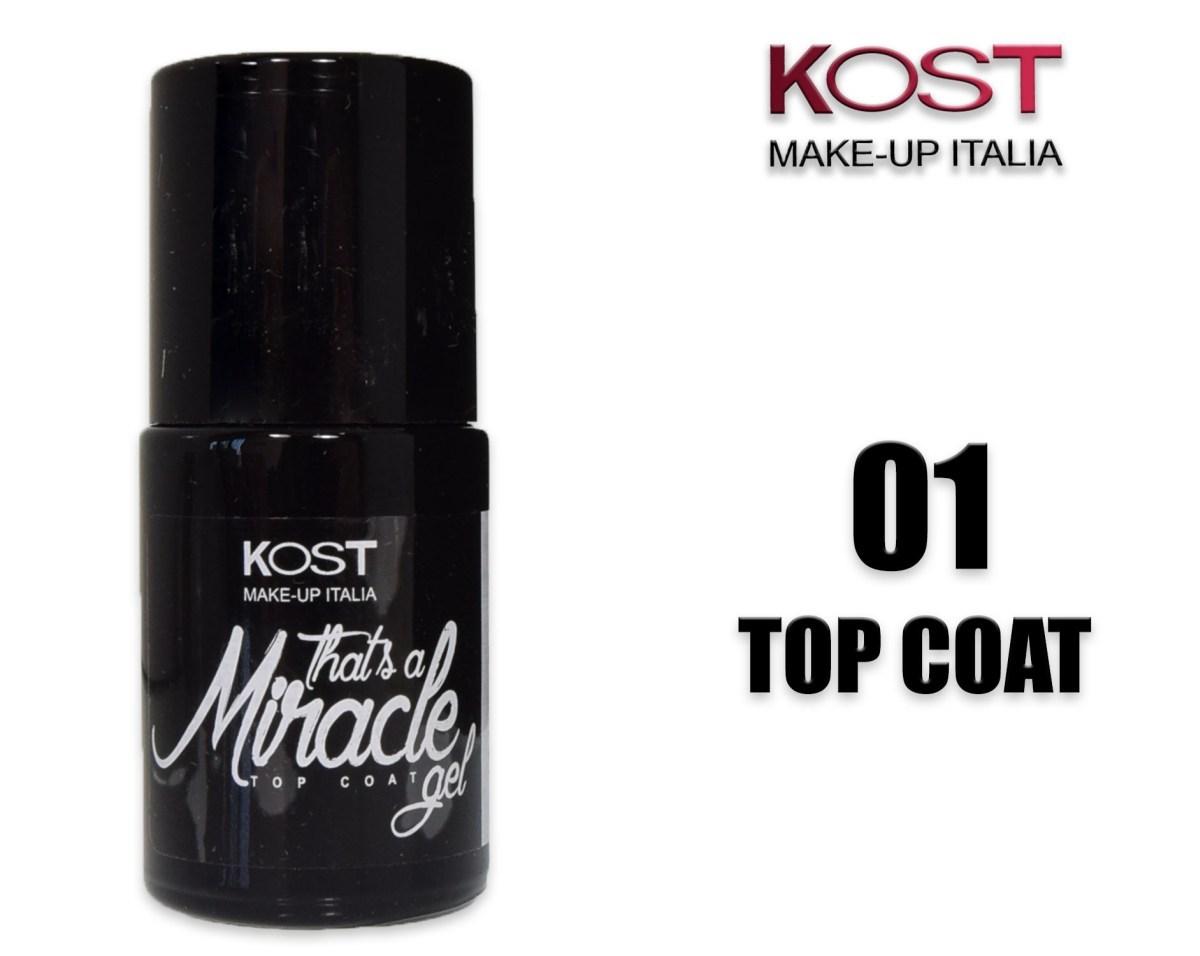Smalto top coat miracle gel 01 kost hybrid