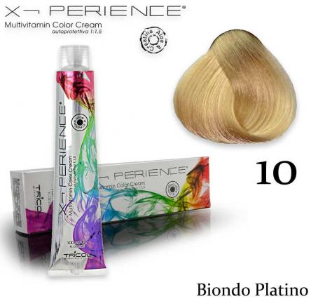 X - perience color cream 100 ml 10 biondo platino