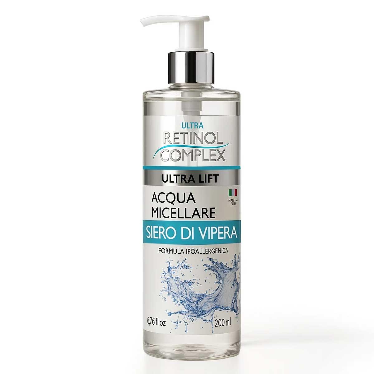 Retinol complex acqua micellare 200 ml siero di vipera