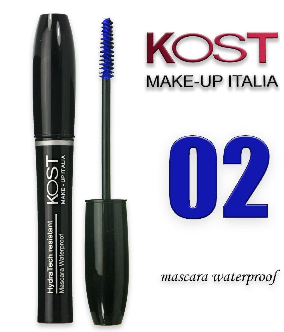 Mascara waterproof hydratech resistant kost 02 elettric blue