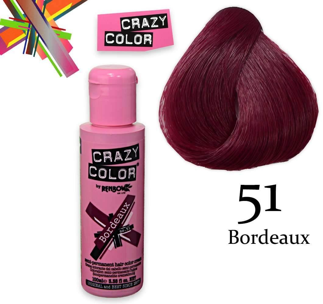 Crazy color semipermanente 100 ml bordeaux