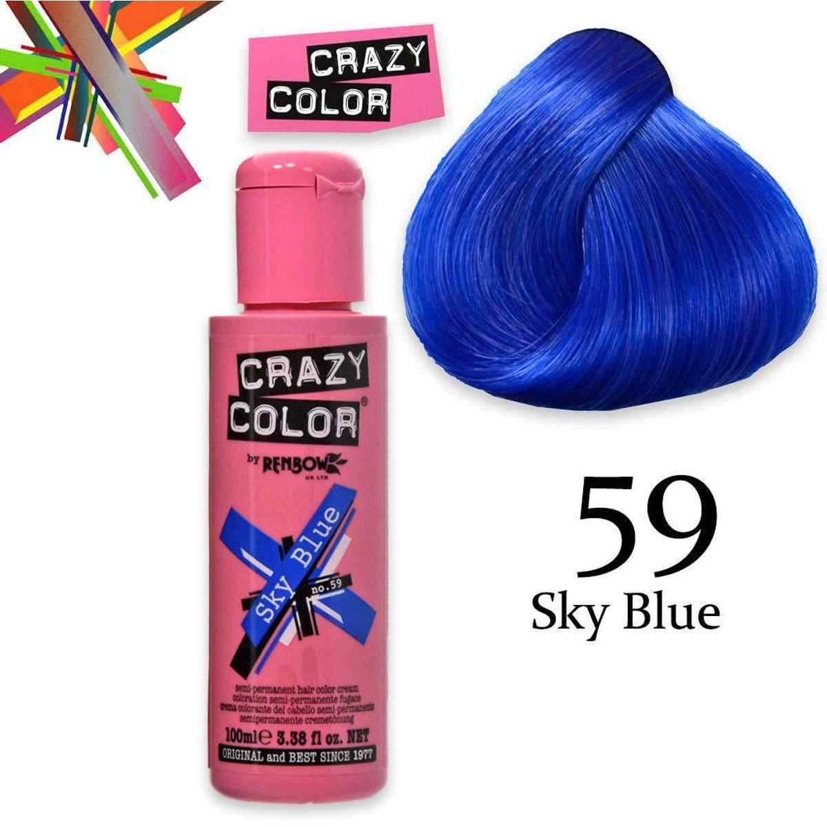 Crazy color semipermanente 100 ml sky blue