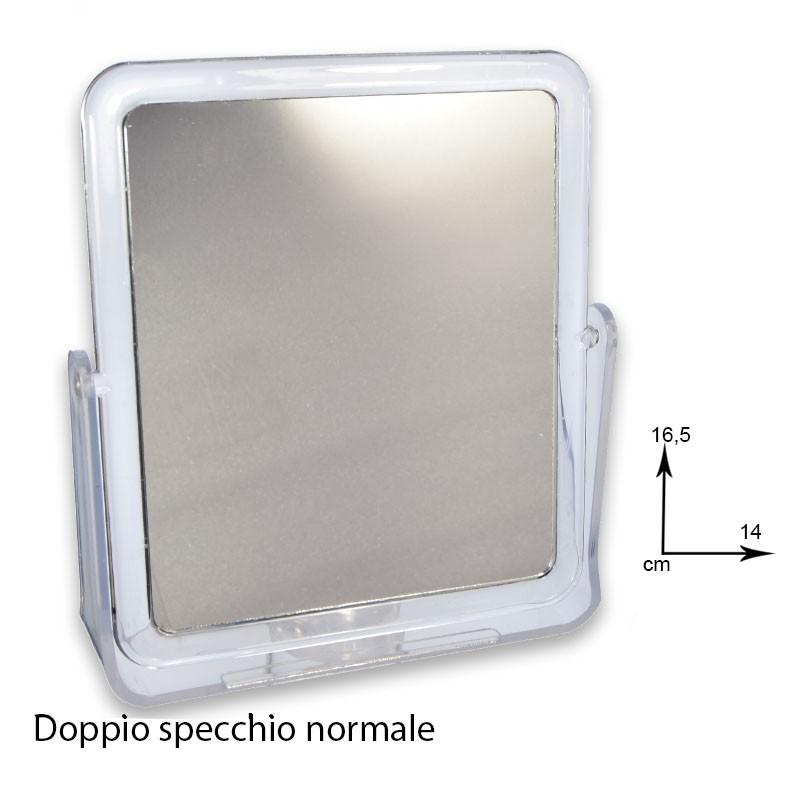 Le kikke specchio rettangolare da tavolo 17 cm