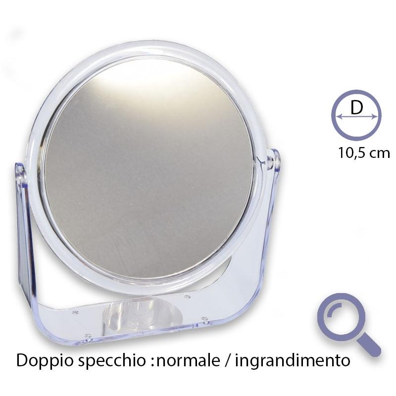 Le kikke specchio tondo da tavolo 13 cm