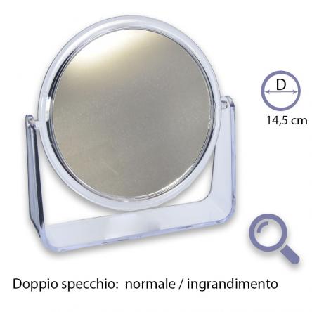 Le kikke specchio tondo da tavolo 17 cm