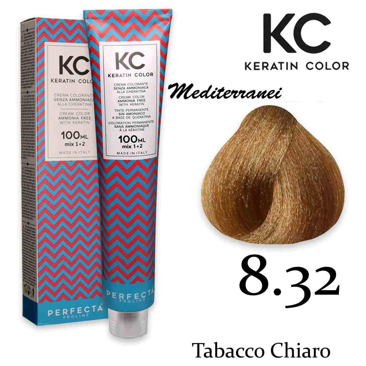 Kc keratin cream color 100 ml 8.32