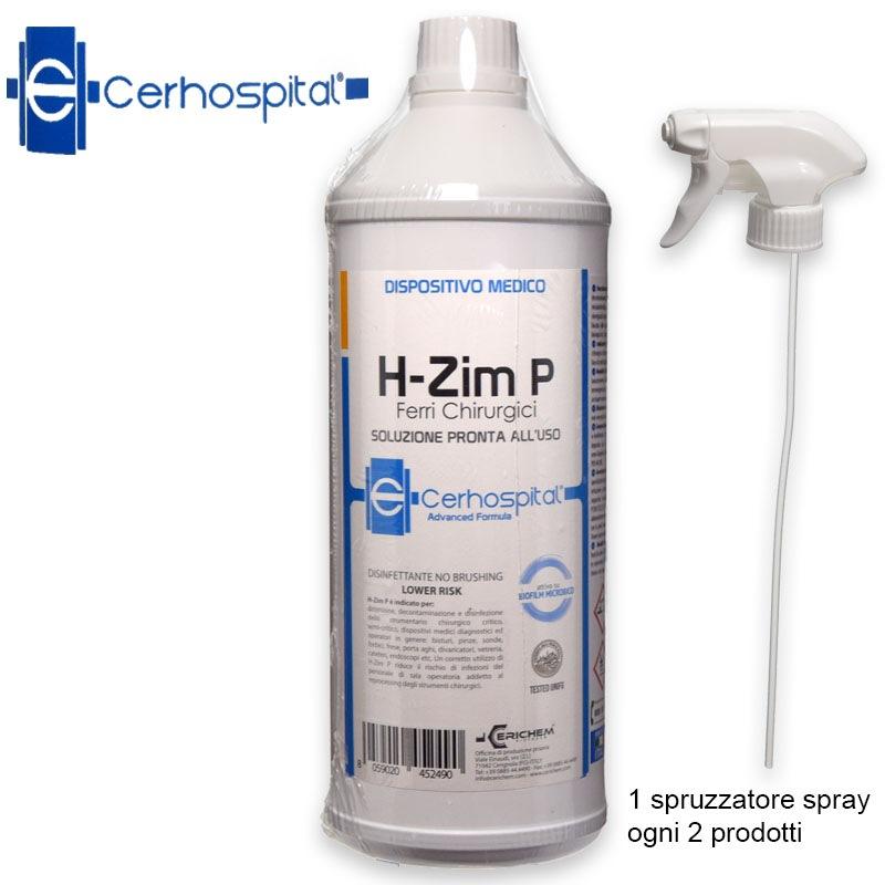 Spray enzimatico e disinfettante pronto all'uso 1 litro