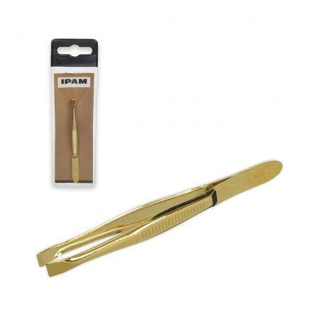 Pinzetta dorata 78mm p/retta