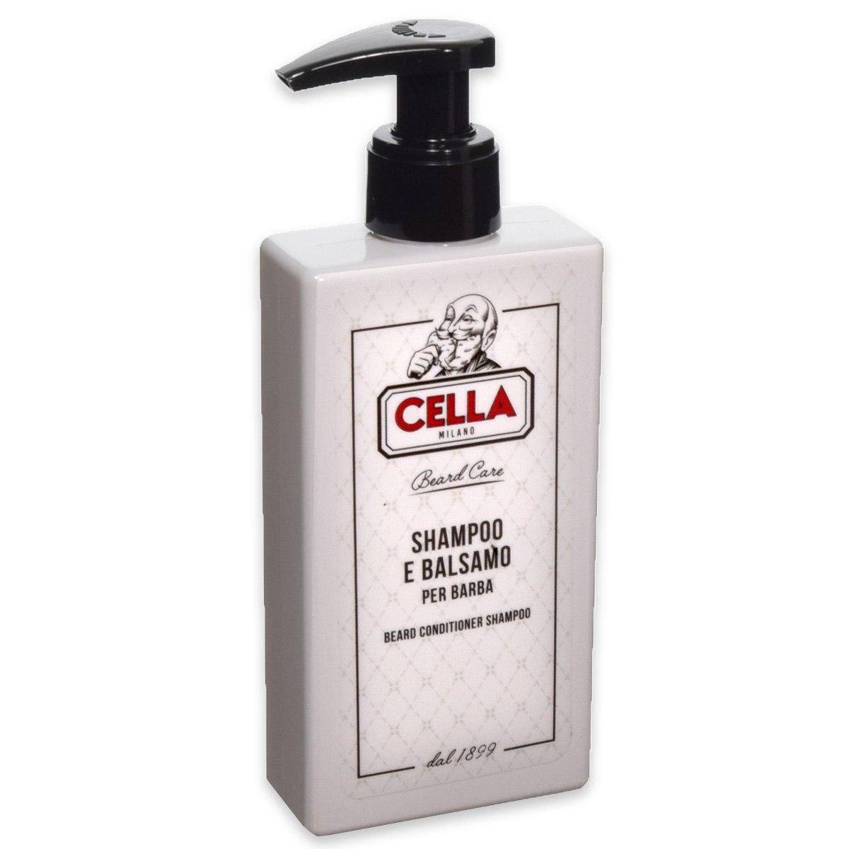 Cella milano shampoo e balsamo per barba 200 ml
