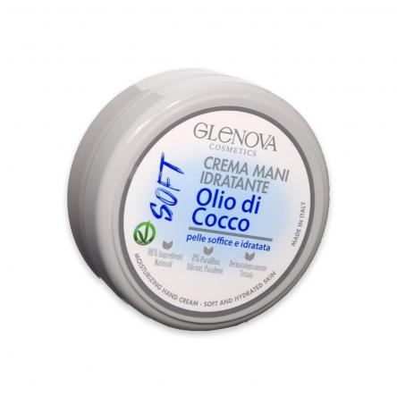 Glenova crema mani idratante soft olio di cocco 120 ml