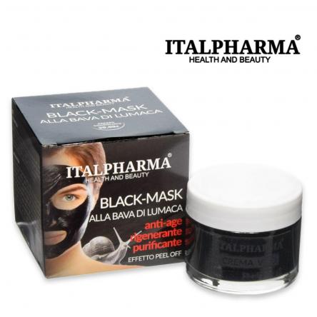 Italpharma maschera viso black mask 50 ml