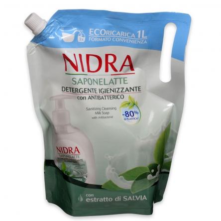 Nidra sapone ricarica 1000 ml antibatterico