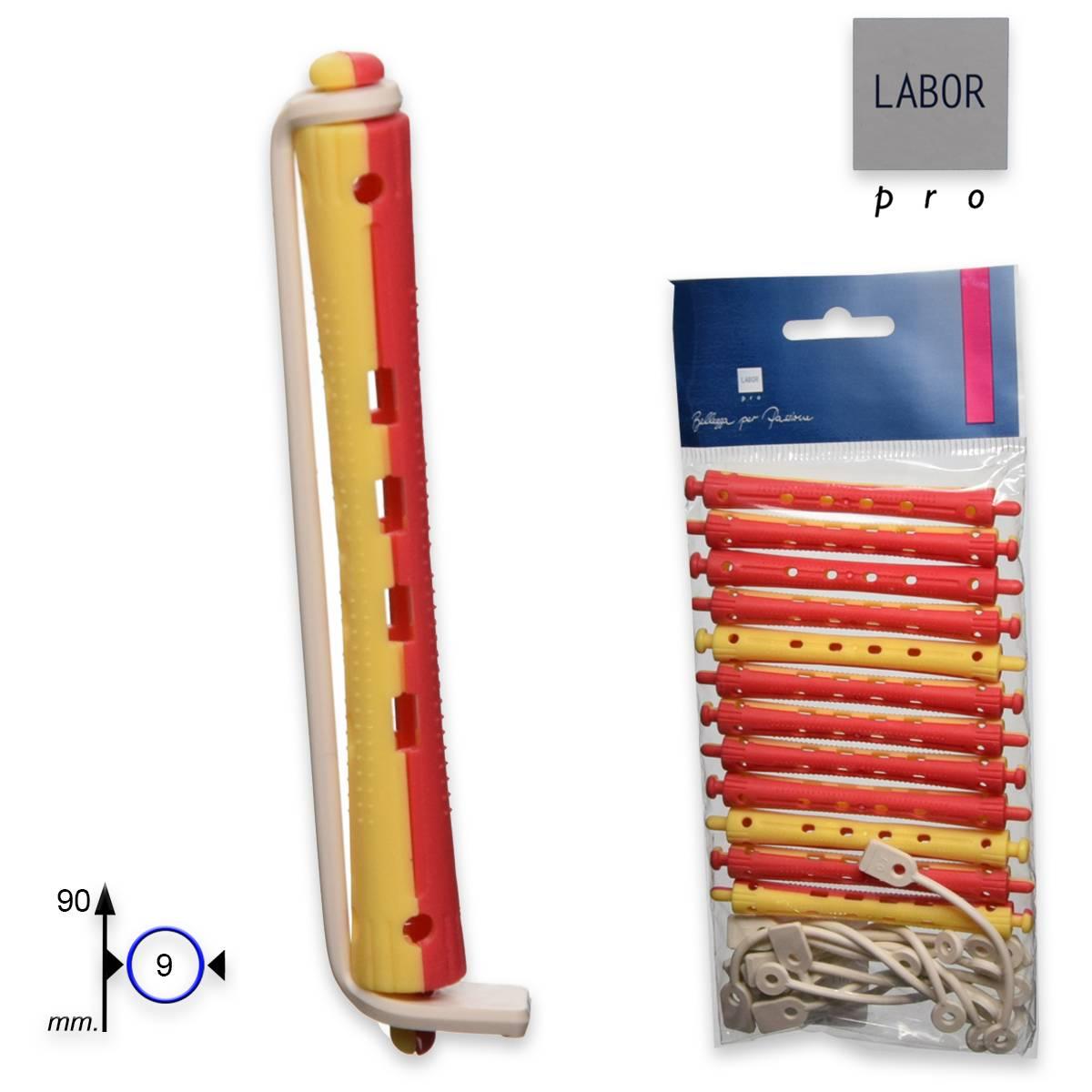 Bigodino permanente lungo confezione da 12 pezzi 90 x 9 mm