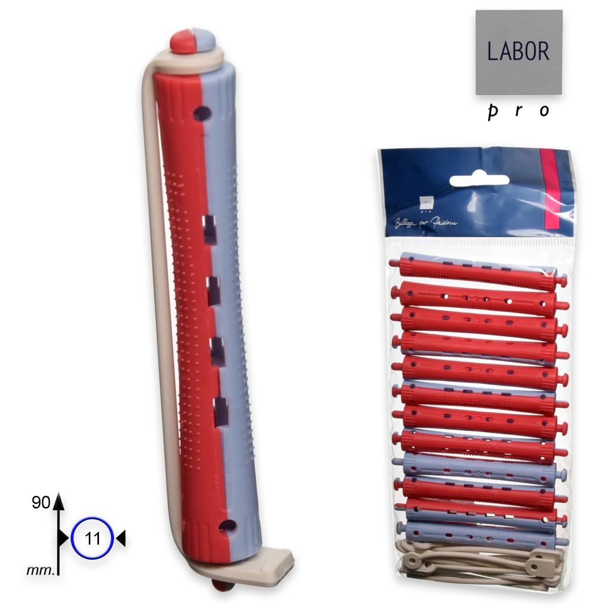 Bigodino permanente lungo confezione da 12 pezzi 90 x 11 mm