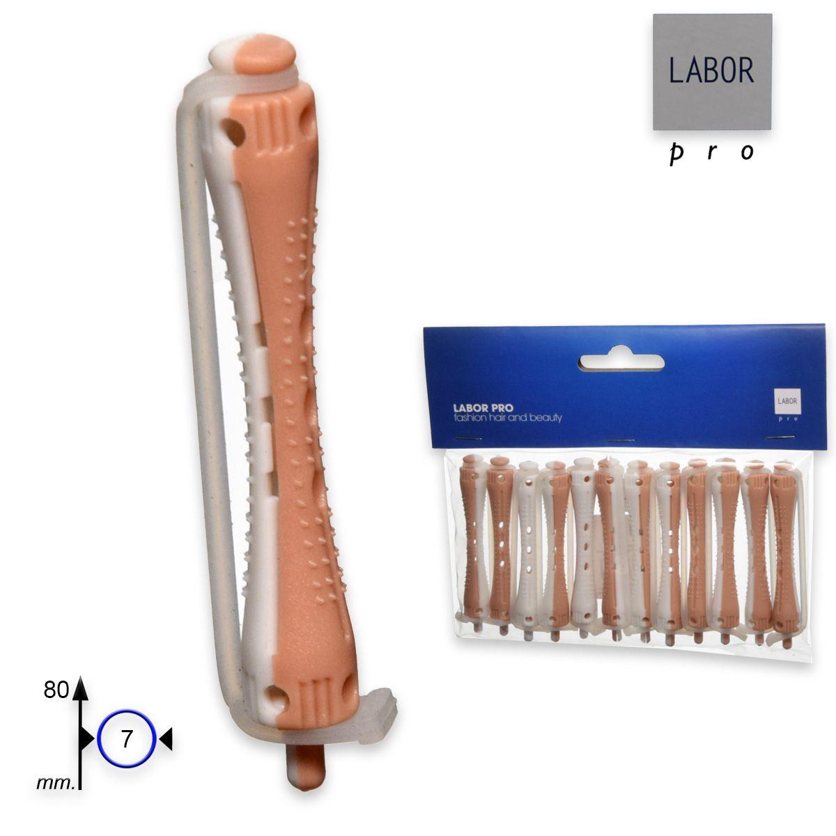 Bigodino permanente corto confezione da 12 pezzi 80 x 7 mm