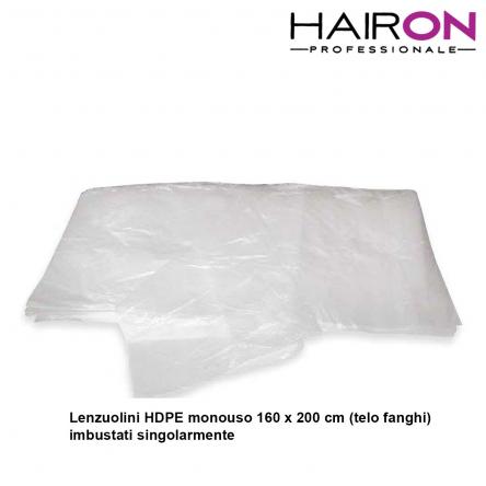 Lenzuolino hdpe 160 x 200 cm (telo fanghi) 50 pezzi