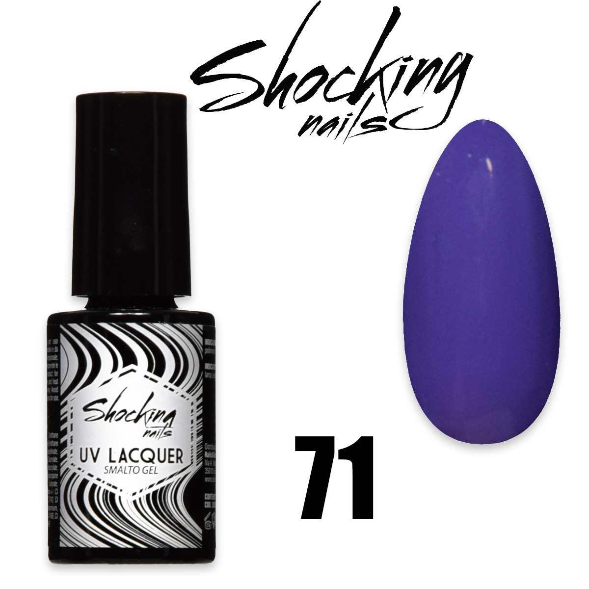 Shocking nails uv lacquer 71 smalto semipermanente gel