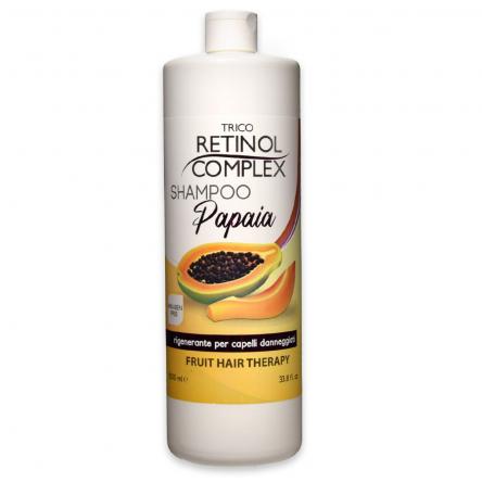 Retinol complex shampoo fruit hair therapy papaia 1000 ml