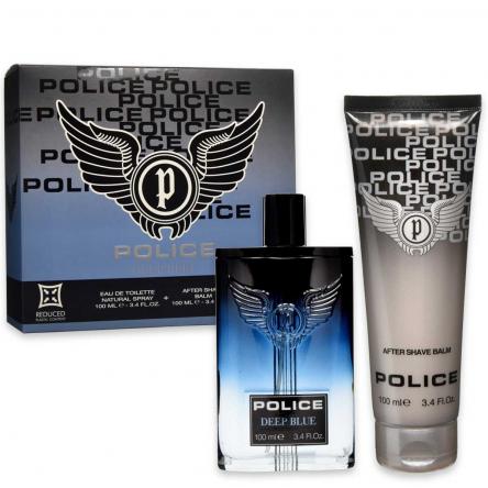 Police deep blue edt 100 ml + after shave balm 100 ml