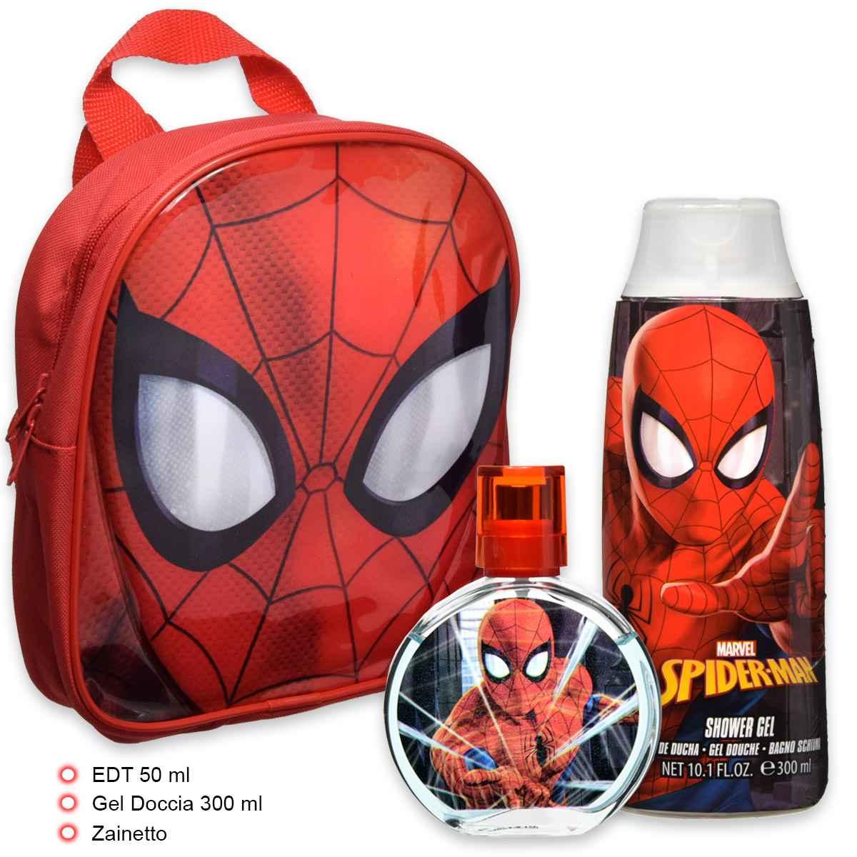 Spiderman set mochila + edt 50 ml + shower gel 300 ml