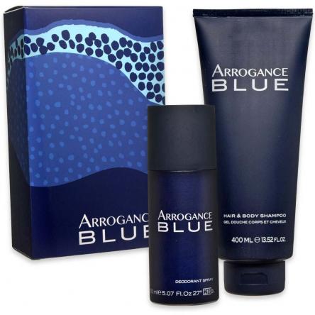 Arrogance coffret blue shower gel 400 ml + deo spray 150 ml