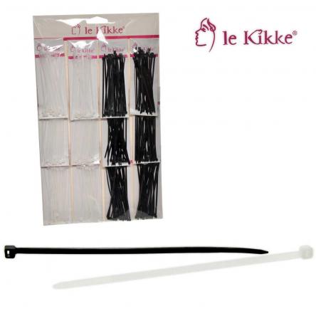Le kikke card stringhe 10 cm per torciglioni nere/bianche