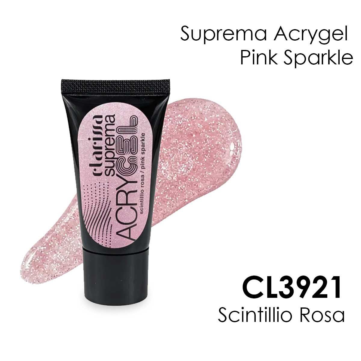 Clarissa suprema acrygel pink sparkle 30 ml tpo & hema free