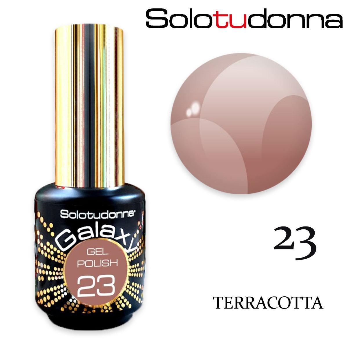 Solo tu donna gel polish galaxy 6ml terracotta n.23