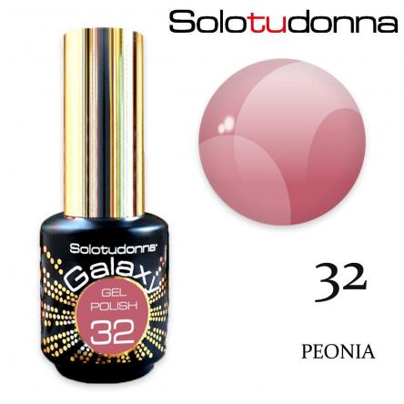 Solo tu donna gel polish galaxy 6ml cotton peonia n.32