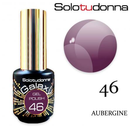 Solo tu donna gel polish galaxy 6ml aubergine n.46