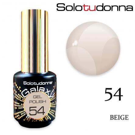 Solo tu donna gel polish galaxy 6ml beige n.54