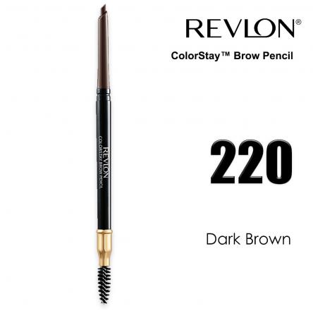 Revlon colorstay brow pencil dark brown 220