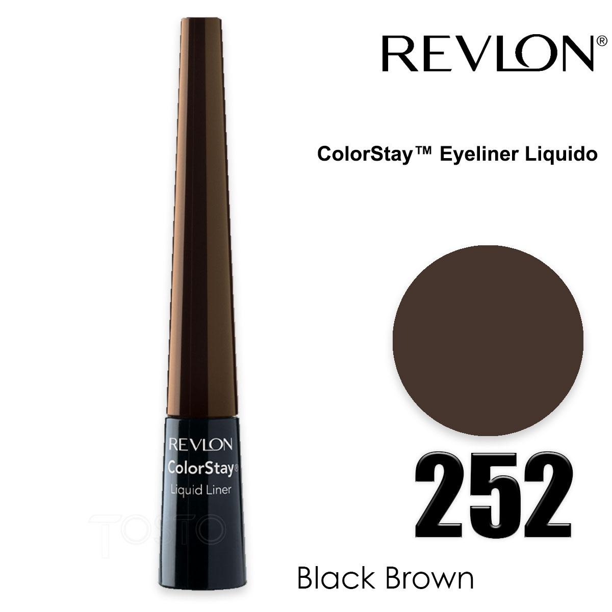 Revlon colorstay liquid liner  black brown 252