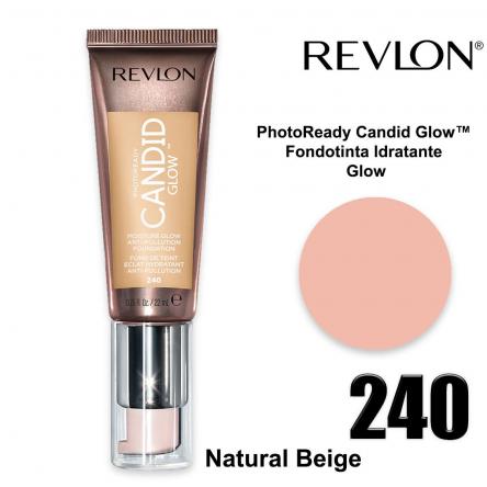 Revlon photoready candid glow fondotinta natural beige 240