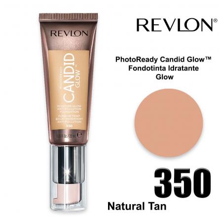 Revlon photoready candid glow fondotinta natural tan 350