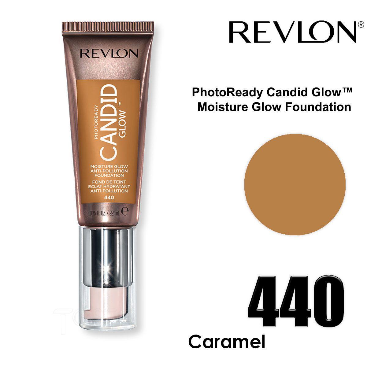 Revlon photoready candid glow fondotinta caramel 440