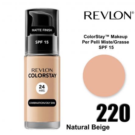 Revlon colorstay makeup oily skin natura beige 220