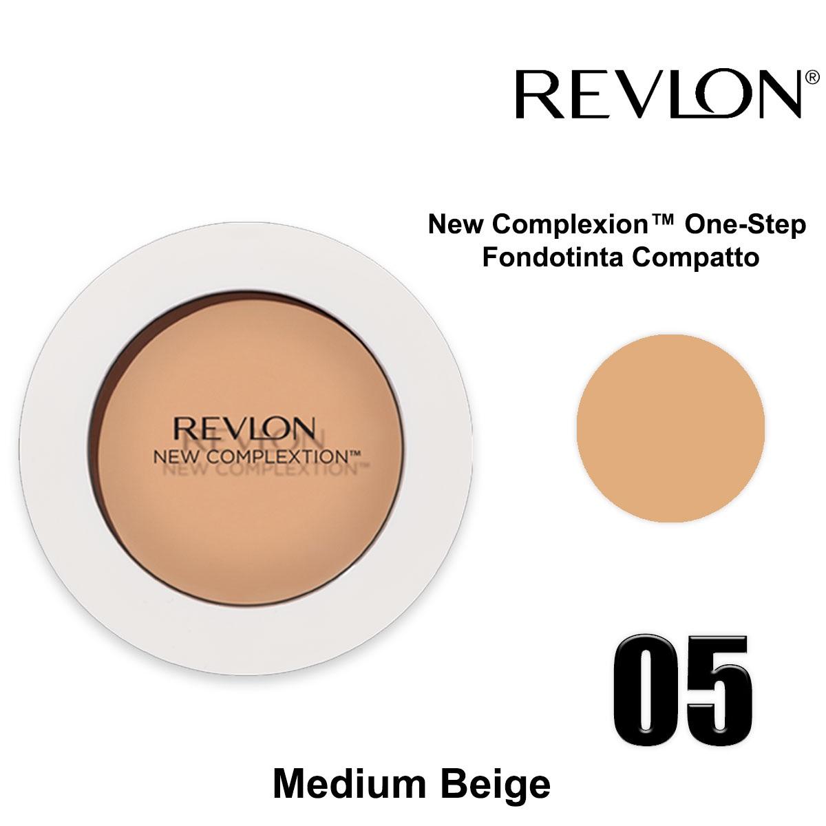 Revlon new complexion compact make up medium  beige 005