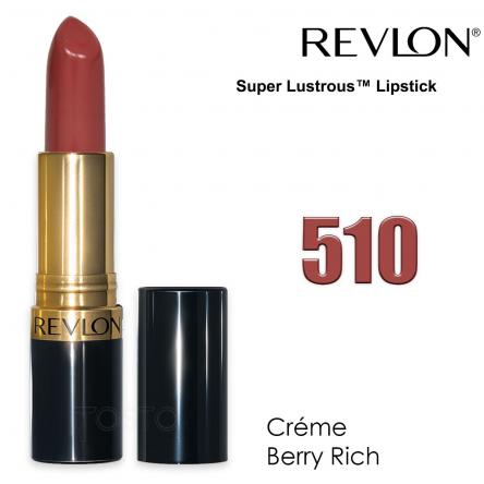Revlon super lustrous lipstick berry rich 510