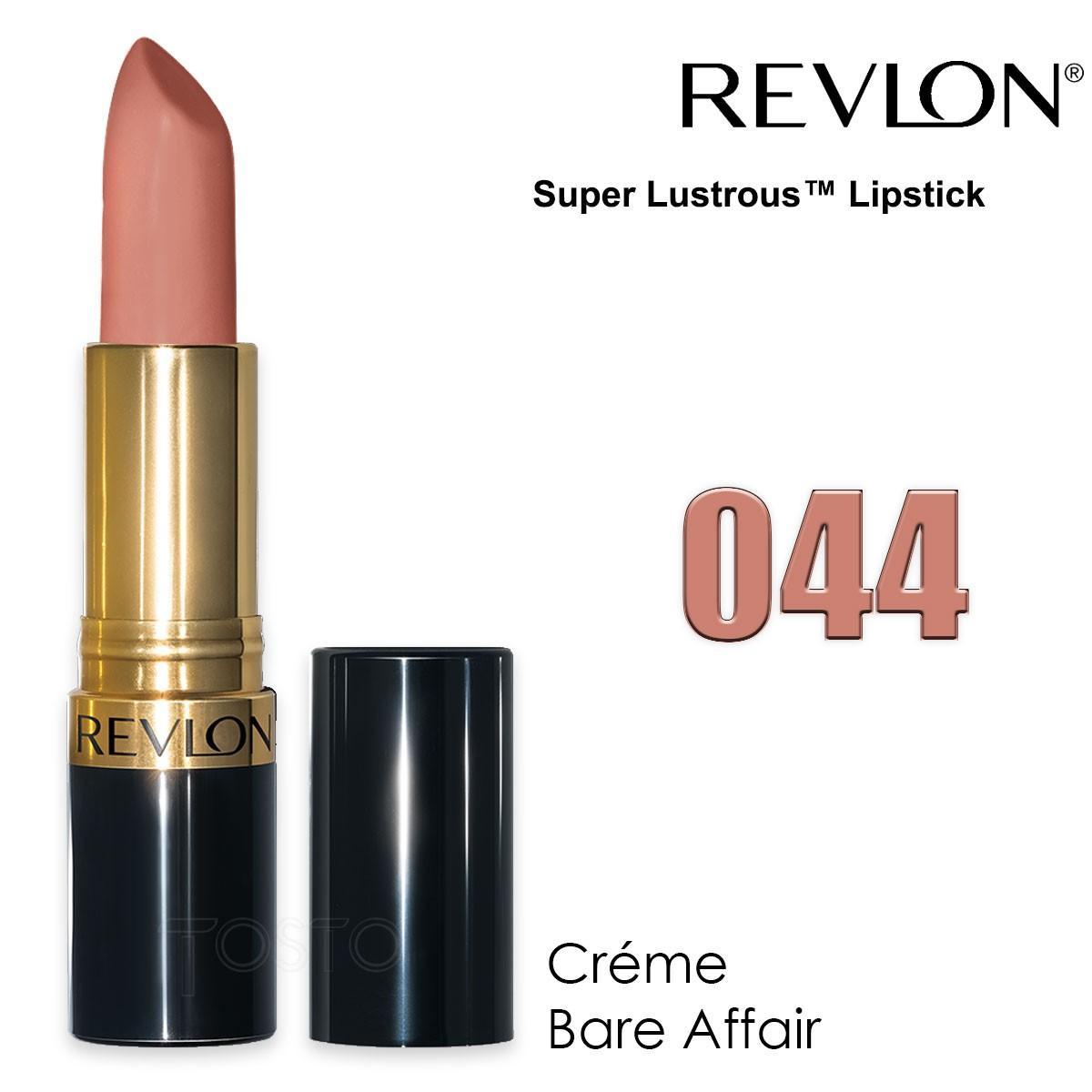 Revlon super lustrous lipstick bare affaire 044