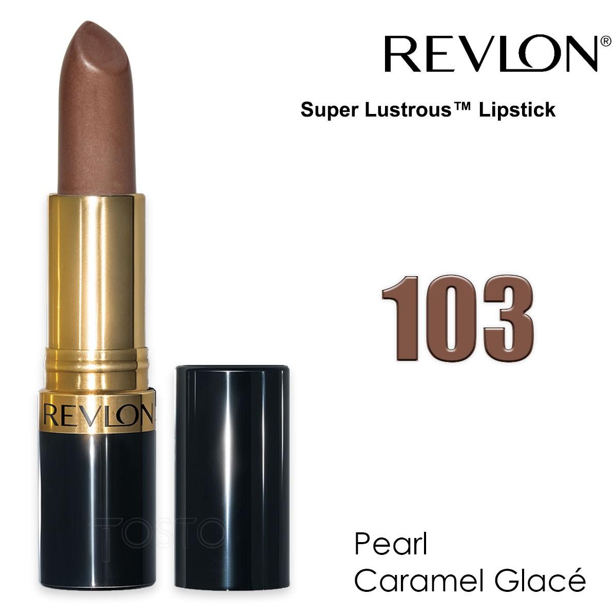 Revlon super lustrous lipstick caramel glace 103