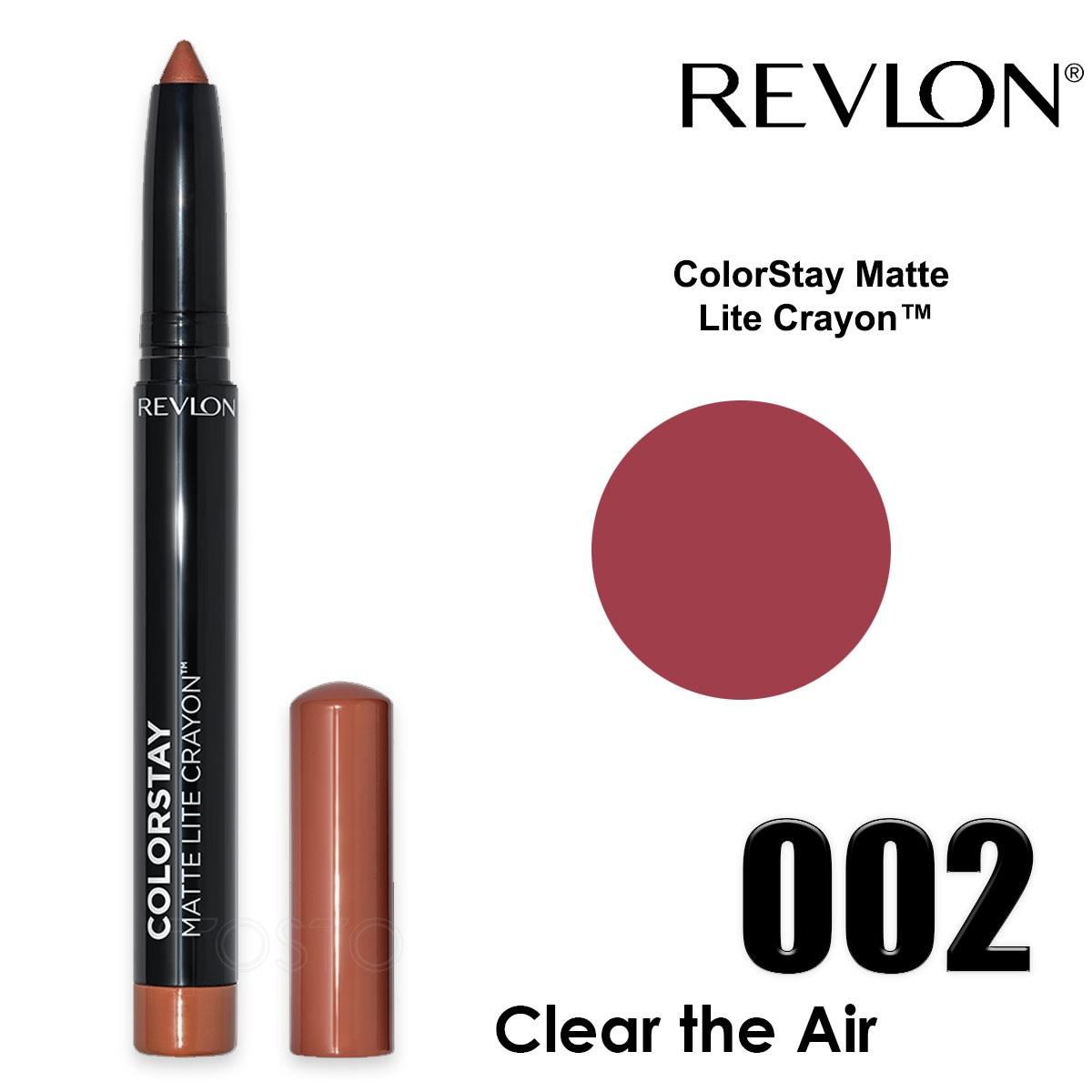 Revlon colorstay matte lite crayon clear the air
