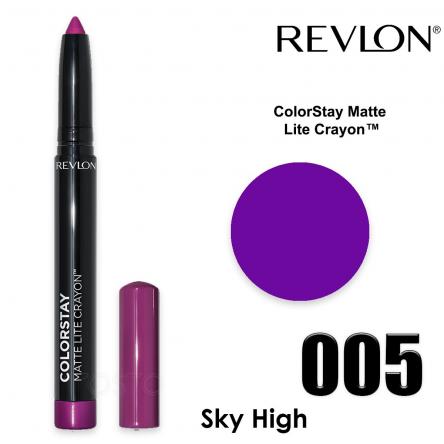 Revlon colorstay matte lite crayon sky high