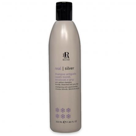 Pettenon rr line real silver shampoo antigiallo capelli biondi decolorati e grigi 350 ml