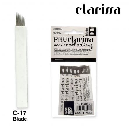Clarissa pmu c-17 curve blade confezione da 5 pezzi