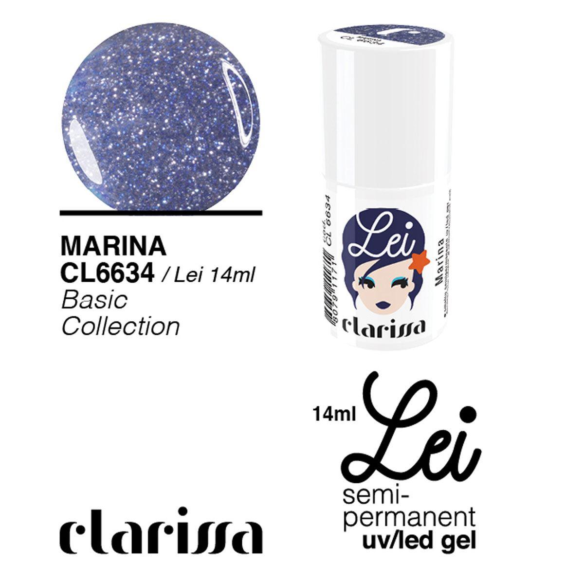Clarissa lei marina 14 ml smalto uv/led