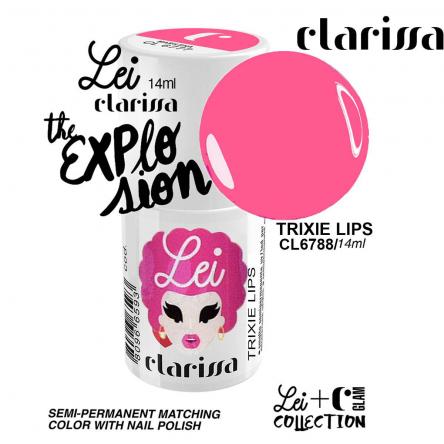 Clarissa lei trixie lips 14 ml smalto uv/led