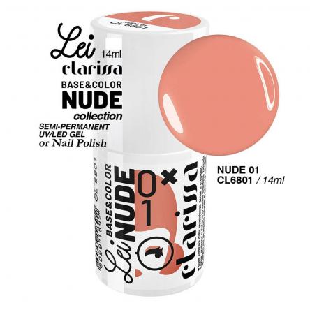 Clarissa lei base & color nude 1 14 ml smalto uv/led